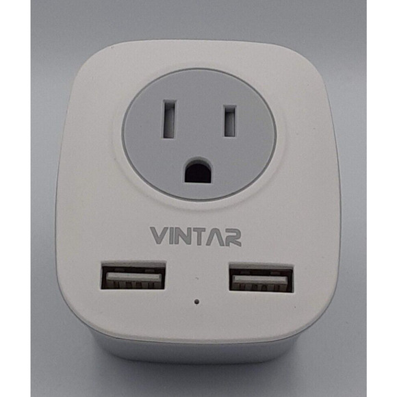 Vintar British Adapter Travel Plug US to UK 3 Pack With USB x 2 New - Picture 3 of 6